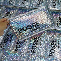 50PCS 사용자 지정 로고 버블 메일러 패딩 된 쥬얼리에 대 한 인쇄 가방 우편 메이크업 의류 팩, 05 Laser_05 18x20cm