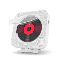 벽걸이 CD 플레이어 아날로그 감성 사각, 충전식 909 퍼플 CD 플레이어
