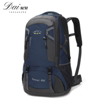 Daisen 60L 대용량 아웃도어 등산 가방 방수 나일론 트래블백 커플 백팩 캐주얼 남녀 스포츠 백팩 01, 붉은색
