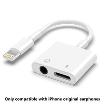 CHAOX IOS 어댑터 USB C 3 5 잭 오디오 충전기 분배기 DAC 컨버터 For iPhone 13 12 11 Pro Max Mini X Xs XR 7 8 Plus, Lighting 3.5mm Jack