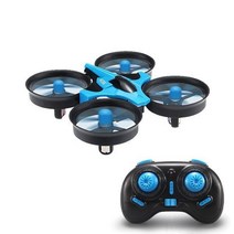 JJRC H36 입문용 미니 드론 2.4G 4채널 쿼드콥터 블루