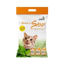 카르마 퀸오브샌드 고양이 두부 모래 3kg 먼지없는