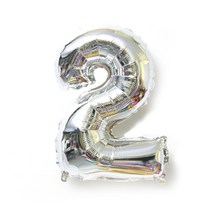 생일파티이니셜풍선 인싸템 풍선장식 패키지 아치형문 디지털 결혼기념일 알루미늄호일 골프 신혼집 팬시 1718501212, 실버 디지털 2