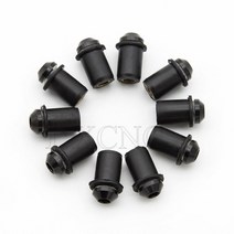 10PCS 5mm 앞 유리 볼트 나사 혼다 CBR 125R 250R 300R 500R 600 900 954 1000 RR CBR650R CBR954RR CBR600 F4i, [01] Black