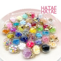 하태하태 컬러 유리볼 94색 16-18mm 스팽글볼 스톤볼, 27.스톤(퍼플)