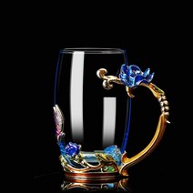 내열유리컵 아이스커피컵 아포카토잔 가정용 티 컵 세트, T