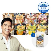 샘표 폰타나 전자레인지용 액상수프 180g X10봉 골라담기 + 크루통1봉증정 864339, 02.스위트콘 크림 수프 180g x5_07.치킨 차우