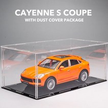 자동차모형 포르쉐 카이엔 1:24 미니카 미니어쳐 프라모델 피규어 다이캐스트 합금 키덜트, 1/24, 포르쉐 카이엔 S 쿠페 오렌지