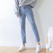 다온샵 여성용 뒷밴딩으로 여유있는 착용감에 완벽한 라인감 일자팬츠(S~3XL)