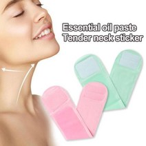목주름 넥패치 스파 젤 넥 마스크 랩 여성용 뷰티 보습 벨트 퍼밍 화이트닝 영양 주름 방