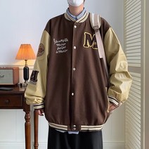패션점퍼 싱글 버튼 데일리 스탠다드 남자 카라넥 긴 소매 청춘 유행 트렌드 하라쥬크 겨울 가을 4996028000