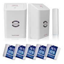 생리대수거함 위생용품수거함 /01.매직 6L휴지통 비닐포함(30P) /02.리필비닐 별도판매 매직 (에티켓규)비닐 생리대휴지통 여성생리대휴지통 여성위생용품수거함 화장실물티슈수거함, 02.매직리필비닐10매