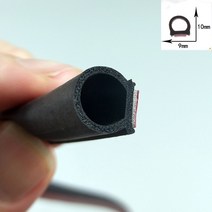 자동차 풍절음 차단 도어 소형 D 고무 씰 Epdm 씰 자동 고무 도어 씰