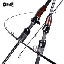 킹덤 SOLO-2 스피닝 캐스팅 루어낚시대 초경량 탄소 섬유 무게 105g (1.8m 1.98m 2.13m) FUJI 가이드 바다 민물겸용 배스낚시대