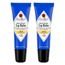 Jack Black Intense Therapy Lip Balm Lemon & Shea Butter 잭 블랙 인텐스 테라피 립 밤 SPF 25 레몬 시어 버터 7g 2팩