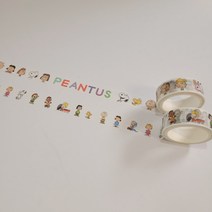 스누피 마스킹테이프 스티커 포장 선물 답례품 다꾸, A type - PEANTUS
