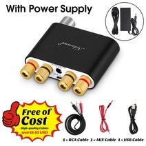 버스킹 HiFi NS-10G 블루투스 5.0 오디오 앰프 홈 시어터 사운드 카드 무선 스테레오 USB, 중국_With Power Supply