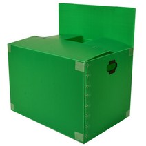 뉴프라테크 이사박스 6호(고급형)-5개묶음 [모서리 필라멘트테이프 부착 박스], 연두, 5개