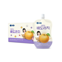 베베쿡 처음 먹는 배도라지 유아 음료, 배도라지맛, 20개입