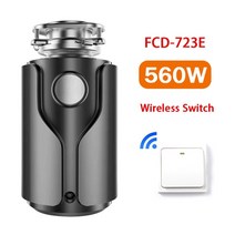 가정용음식물처리기 미생물음식물처리기 독일 기술 1200ML DC 모터 3/4 HP 가정용 스테인레스 스틸 쓰레기 분쇄기 7 단계 그라인딩 음식 처리기, 03 Wireless Gray_01 미국