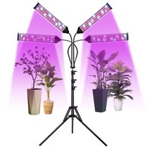 비상 와이드 4헤드 삼각대 LED 식물등, 단품