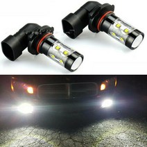 자동차 조명 H11 LED 안개등 전구 DRL 9005 H1 H8 H9 H16 880 881 8000K 흰색 바이크 오토바이 헤드 라이트 하이 로우 빔 램프 12V 24V 2 피스, [02] 8000 천개 화이트 블루, [01] H10