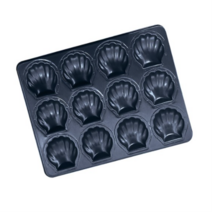 베이킹팩토리 가리비 양면코팅 베이킹몰드 12구, 5개