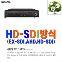 HD-SDI 나다텔 XD-1643S 400만화소 Hybrid 16채널 DVR 녹화기외 추가상품, 나다텔 XD-1643S  HD-SDI