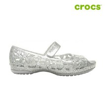 [크록스 정품] 이사벨라 플라워 아동플랫 205461-040