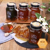 [강원허니원] 100% 천연 이색꽃꿀 4종, 단품, 종류:1. 아카시아꿀 550g