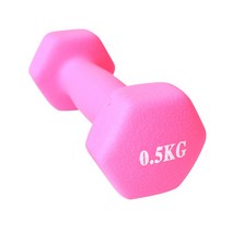 K4스포츠아몸디 K4-60 네오프렌아령 2개1세트 다이어트 미용아령 핑크, 0.5kg