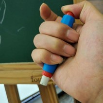 입시학원 강의용 분필 손에 안뭍는 분필홀더 샤프식 분필홀더 학교학원소모품비품 10개, a◐상품선택5개..♥