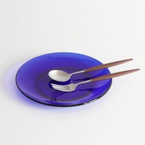 [천삼백케이] [카모메키친] Duralex 리스 사파이어 접시- 디저트 접시 19cm