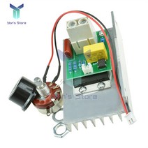 ac모터속도조절기 AC 모터 속도 컨트롤러 10000W 220V SCR 전기 전압 조정기 온도, 한개옵션0