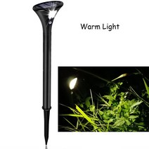 정원등 바닥등 야외 RGB 방수 태양광 지상 램프 모션 센서 장착 LED 조명 잔디 마당 정원 조경용, 한개옵션1, 04 웜 화이트