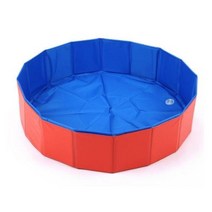 강아지 수영장 풀 Foldable 애완 동물 목욕 수영 욕조 Collapsible Bathing Pool for Dogs Cats Kids, 3.orange - 80X30cm