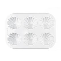 hanomad 쉘 조가비 마들렌틀 팬 6구 화이트에디션 [미니오븐 입문자]