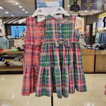 쁘띠앙팡 산본점 @여름신상 50% 세일@ 시원한 소재감에 컬러플한 색상이 넘예쁜 체크원피스 요즘 입기 딱 좋은 민소매원피스라 바캉스룩으로도 굿^^ 벨투원피스 PCU31GOP36