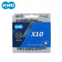 KMC 10단 경량 X10 EL 자전거 체인 시마노 스램