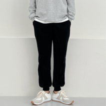 코튼 데일리 특양면 스웻 트레이닝 남자 밴딩 조거팬츠