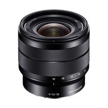 소니 초광각 줌 렌즈 E 10-18mm F4 OSS SEL1018 미러리스 일안 카메라, 단일 옵션