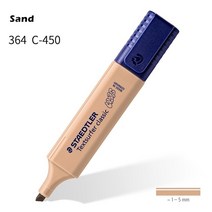 마카롱유성색연필 1pcs STAEDTLER 파스텔 컬러 형광펜 1-5mm 라인 빈티지 마커 라이너 하이라이트 종이 팩스 드로잉 사무실 학교 A6112, [05] Sand