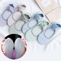필라테스 양말 요가 삭스 논슬립 홈트 발레핏 토삭스, 색상_연보라