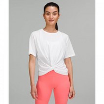 룰루레몬 크레센트 티셔츠 - 화이트 탱크탑 338283