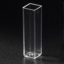 Globe Scientific 111137 Polystyrene Square Spectrophotometer Cuvette 4 Clear Sides 4.5mL Capacity, 1, 4 Clear Sides, Case of 500