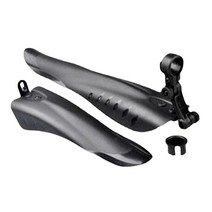 자전거 흙받이 피팅 두꺼운 부품 전면 후면 산악 자전거 야외 세트, 37cm 28cm, PP, 검은색