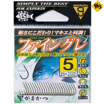 가마가츠 파인구레 벵에돔바늘 바다낚시바늘, 파인구레 6호