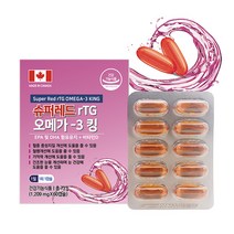 슈퍼레드 알티지 오메가3킹 rTG오메가3, 60캡슐-2개월