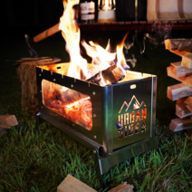 어반사이드 비변형 포스코강철 파이어스퀘어 불멍 캠핑화로대, 4각화로대, 1개