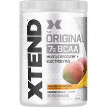 Scivation 싸이베이션 XTEND 엑스텐드 BCAA 30 서빙 아미노산 12가지, Mango Madness